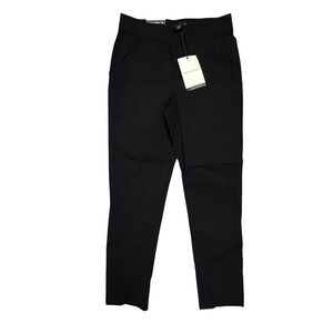 Who What Wear Pants Womens Medium Black Slim Ankle Stretch Work Career
